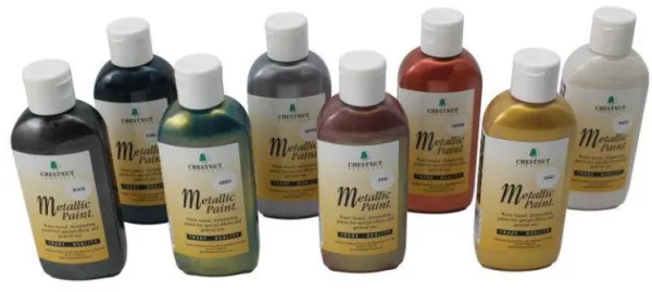 Chestnut Akrylfärg Metallfärger 100 ml - Svart