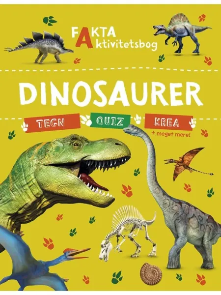 Fakta aktivitetsbok: Dinosaurier - Barnbok - häfte