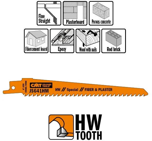 CMT Sticksågblad 150mm HM Spec