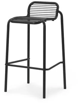 Normann Copenhagen Vig Barstol H75 cm Svart