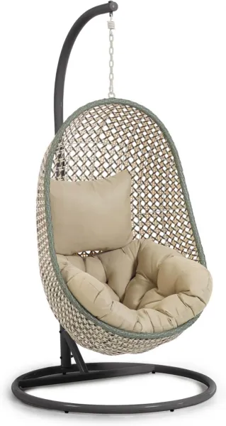 Cira, Utomhus hängstol med stativ, flerfärgad, H197x105x105 cm