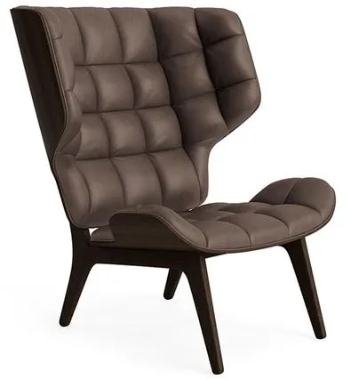 NORR11 Mammoth Fåtölj Mörkrökt Ek/Mörkbrun 21001