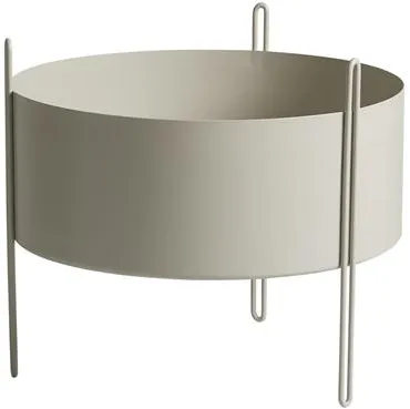 Woud Pidestall Medium Grå Blomkruka