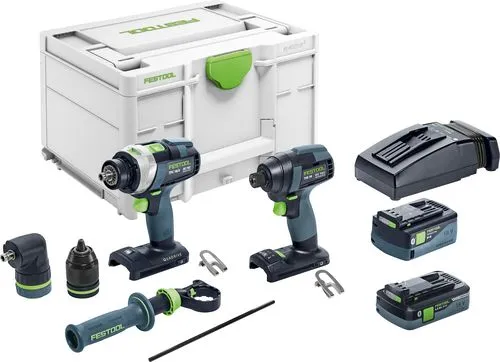 Festool Skruv- och borrset TID 18 5,0/4,0-Set TPC 18/4