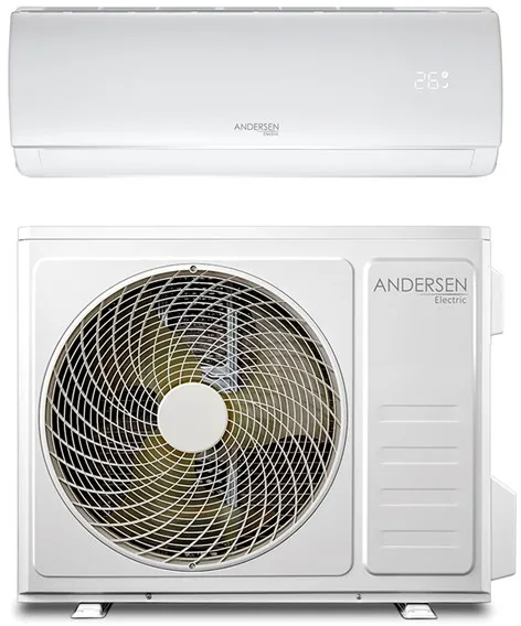 Andersen Electric AE 12000 luft/luft värmepump med WiFi, 3,8 kW, 5-72 m², vit